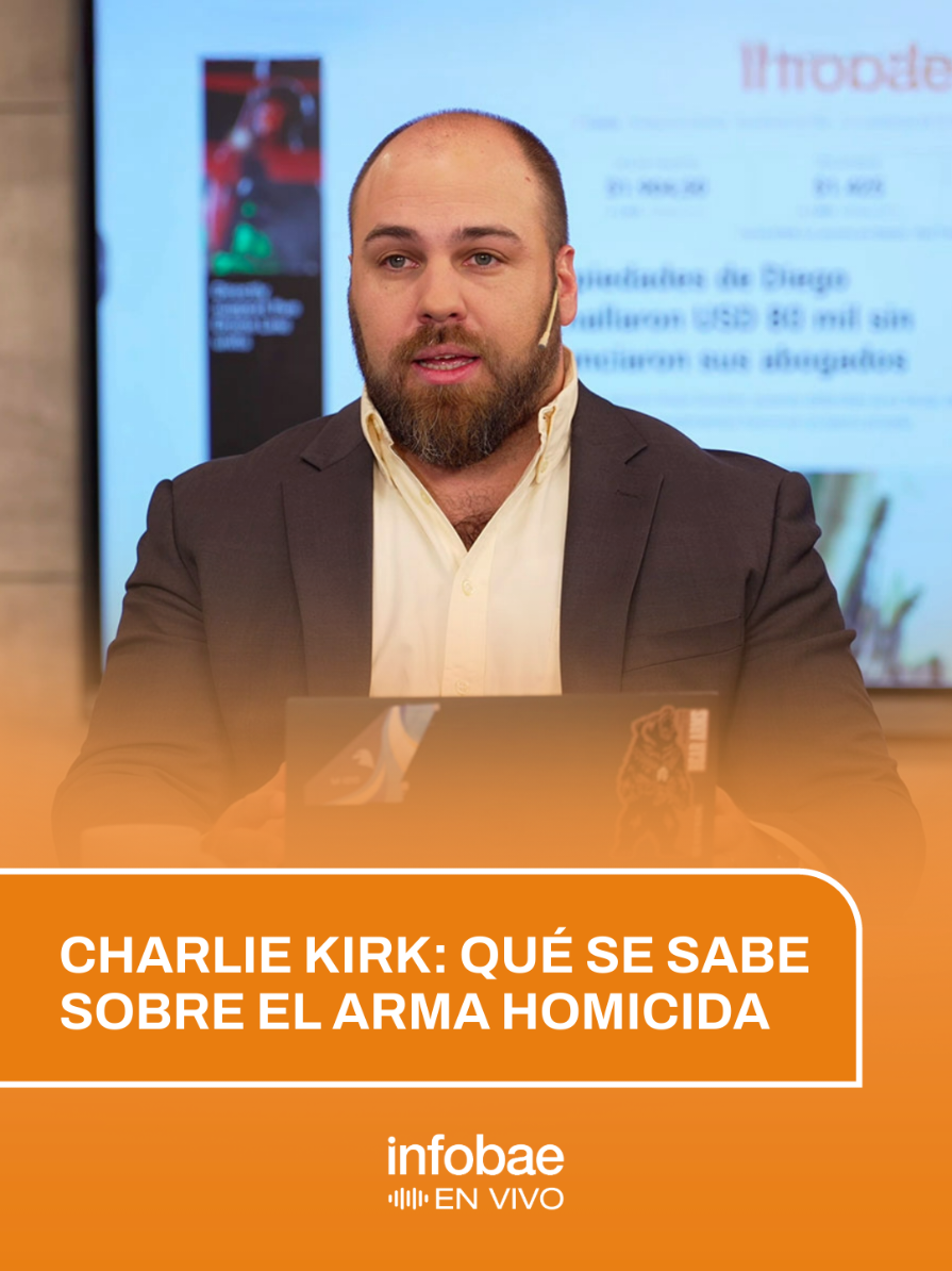Charlie Kirk: qué se sabe del arma homicida #andreiserbinpont #estadosunidos #charliekirk #internacional #infobaeenvivo 
