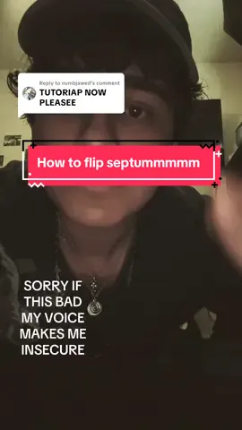 Replying to @numbjawed SPERUM FLIP TURTOIAL #fyp #mlm #yaoi #septum 