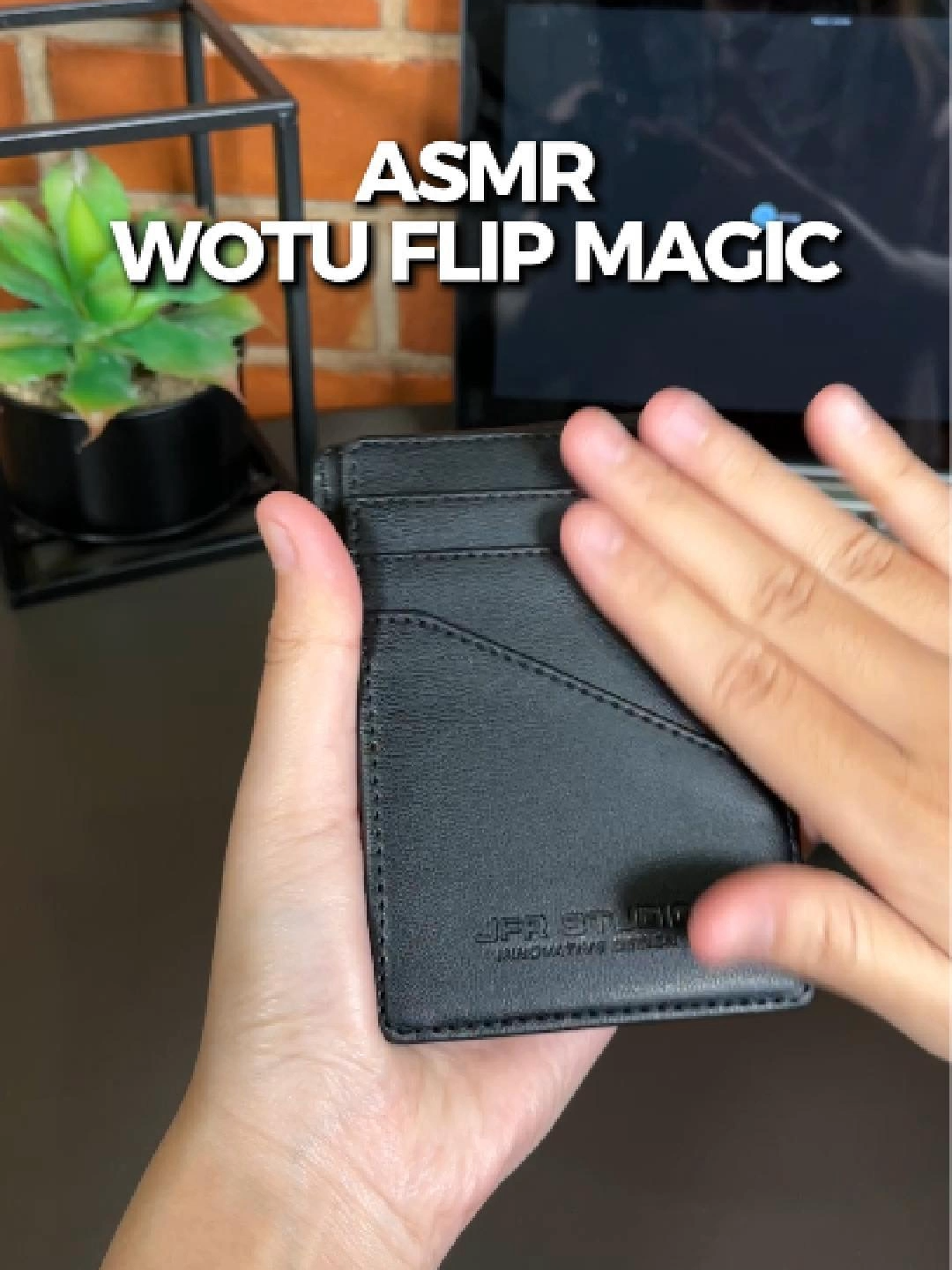 Suara flip-nya satisfying banget... jangan lupa pake headset 🎧 #jfr #jfrstudio #xyzbcafypシ #flipmagicwallet #cardholder