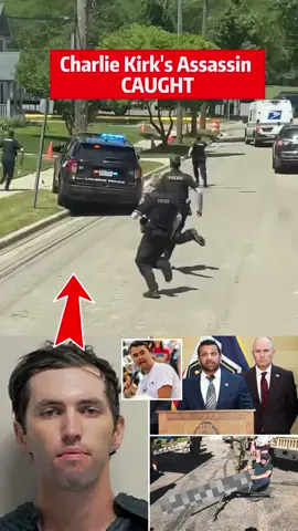 Charlie Kirk's Assassin CAUGHT#fyp #breakingnews #charliekirk #tylerrobinson #trump #areested #usa #tiktok 