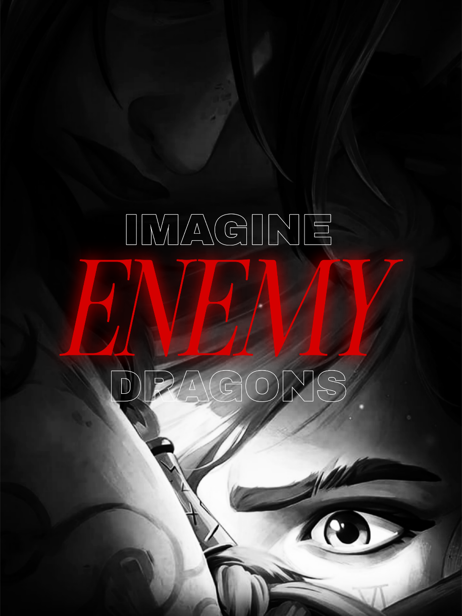everybody wants to be my enemy🗣️ || #foryo #tipografia #enemy #arcane #imaginedragons 