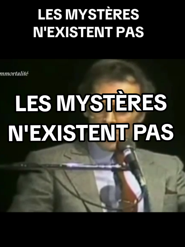 Les mystères n'existent pas  . . . . #fyp #videoviral #viral #tiktok #conscience 