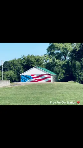 What amazing timing to be doing this mural in the village of Vinton Ohio.  #GodIsInThisStory #PrayForOurNation #FoundedOnGod #SpeakFaith