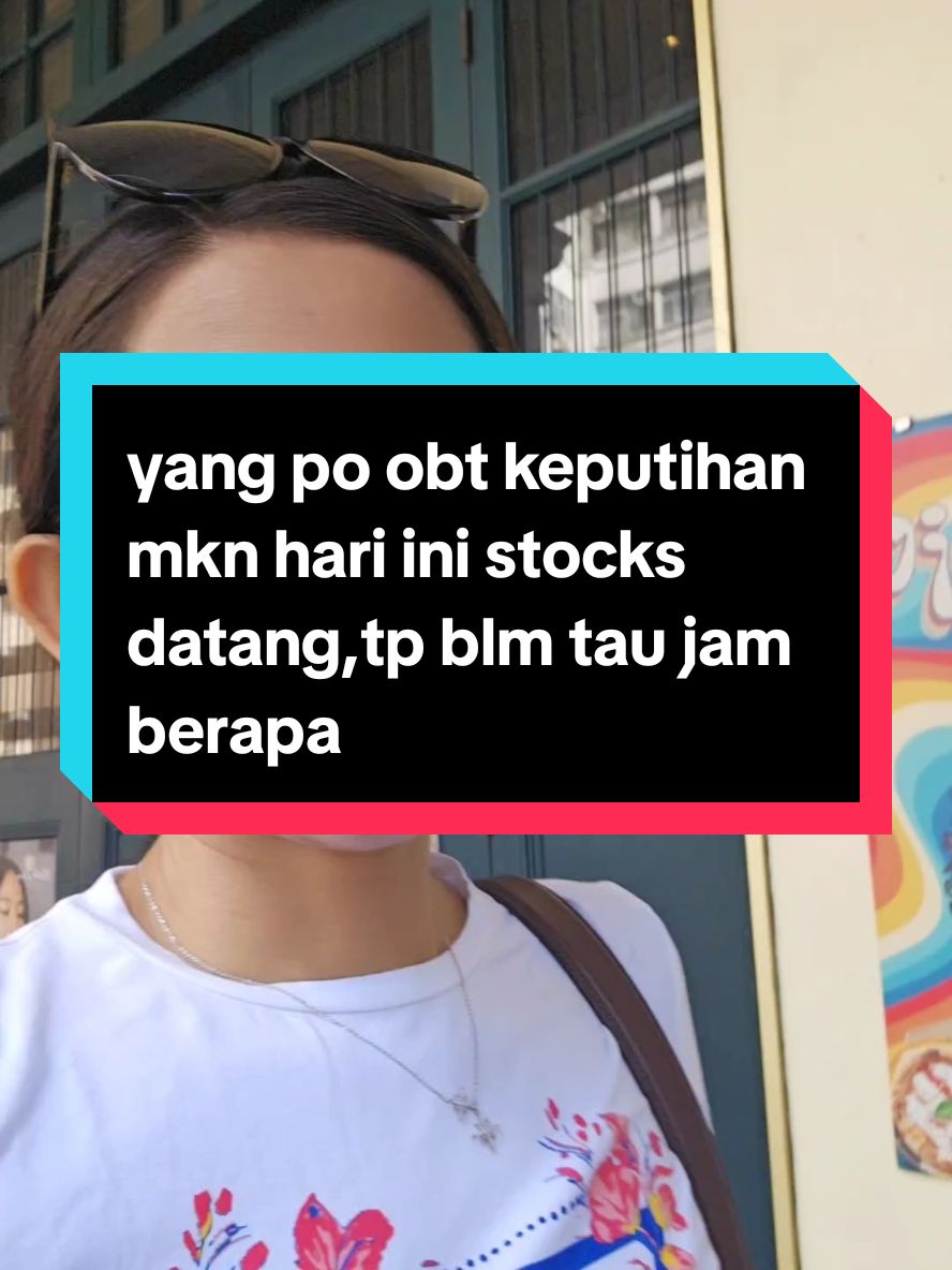 yang po obt keputihan mkn hari ini stocks datang,tp blm tau jam berapa#titionlineshop #titisobari 