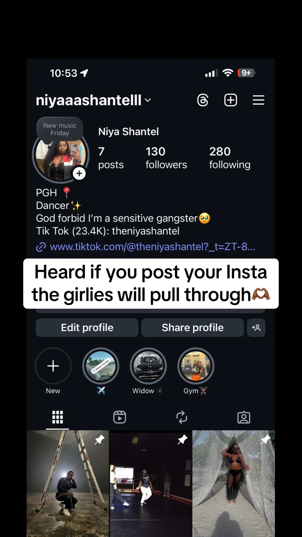 Just a small content creator tryna build her following🫶🏾🫶🏾 #fyp #foryou #foryoupage #contentcreator #instagram 