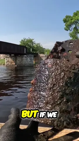 What was this thing used for? It has two holes like it could have been bracketed to the wall. Now he's catching pipes with brackets. What is he pulling out now? #mystery #construction #whatisthis #pipes #brackets #waitforit #magnetfishing