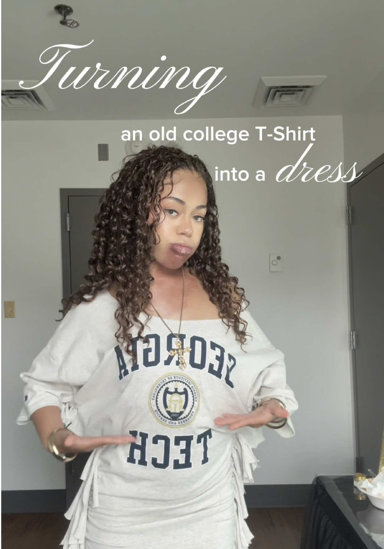 lmk if you guys have anymore questions! #gamedayoutfit #georgiatech #diyfashion #gameday #tutorials 