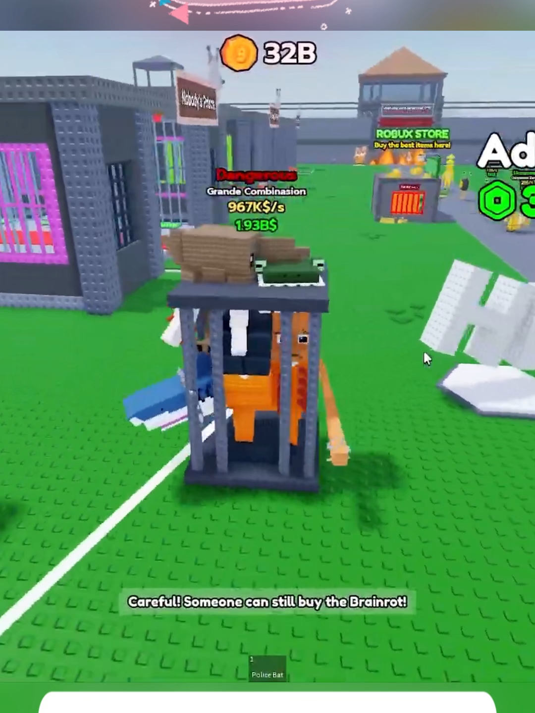 I BOUGHT 99X LUCK in ARREST A BRAINROT AND BROKE THE GAME.... Part 2