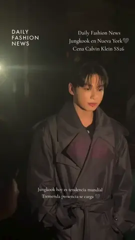 Jungkook en Nueva York🖤📍Daily Fashion Cena Calvin Klein SS26 🎥 #jungkook #goldenmaknae #army #fyppppppppppppppppppppppp #paratiiiiiiiiiiiiiiiiiiiiiiiiiiiiiii 