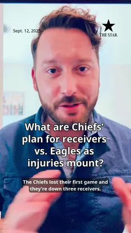 After their Week 1 loss to the LA Chargers, the Chiefs are down three receivers — and they’re heading into a Super Bowl rematch vs. the Philadelphia Eagles this Sunday.  Xavier Worthy was injured during KC’s season opener after crashing into Travis Kelce just three plays into the game.The Chiefs have designated Worthy as “doubtful,” which indicates a very low chance of playing — usually less than 50%. “I would probably tell you (the chance of Worthy playing) is slim, but there’s still a chance, yeah,” Andy Reid said Friday.  So, who steps up? Read more at the link in our bio.  #KansasCity #Chiefs #NFL 