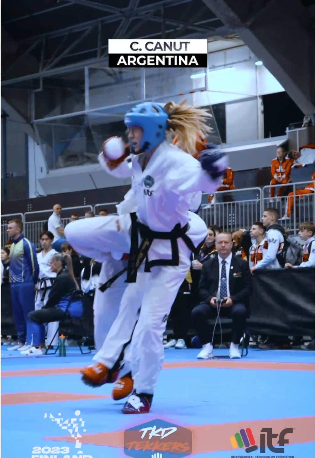 Argentina 🇦🇷 Solid punches #tkdtekkers #taekwondo #itftaekwondo #sparring 