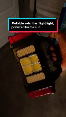 Who needs outlets? When you got got sunshine power. 🔦☀️ Because mosquitoes aren’t the only thing glowing tonight!!  #SolarPower #EcoFriendlyLiving #survivalgear #CampingEssentials #nobatteriesneeded 