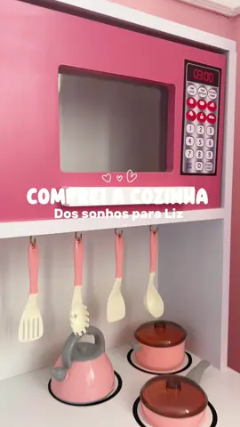 Sonho realizado. 💖 Quem quiser o link só comentar aqui pedindo que envio para vocês ou clica no link do meu perfil que la tem todos os links.  #cozinhainfantil #maedemenina #mundorosa #acheinashopee #fy 