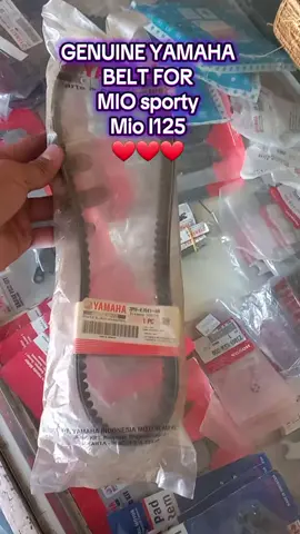 GENUINE YAMAHA BELT FOR MIO sporty Mio I125 ❤️❤️❤️ #mio #yamaha #creatorsearchinsights #tiktokaffiliate #TikTokCreatorSearchInsightsIncent 