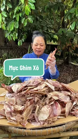 Khô mực ghim xô có to có nhỏ , sớ thịt dày mực nướng ngọt ạ #khômực 