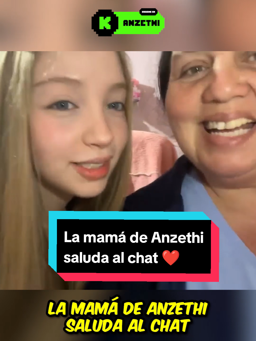 La mamá de #Anzethi saluda al chat antes de su viaje #clip #streamer #paraguay #irl 