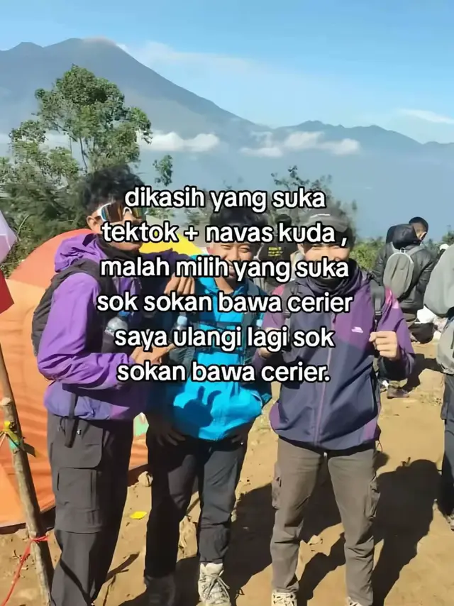 gak habis-habis ternyata beginian ini, yauda deh ayokkk kalo adu adu mah bebas deh mode apa #pendakigunung #tektok #trailrun 