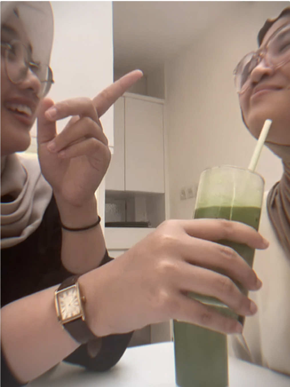 selain duo gm mereka juga duo matchur👩🏼‍🤝‍👩🏻 @nadia @shafa #nadia #shafa #fyp #foryoupage #matcha 