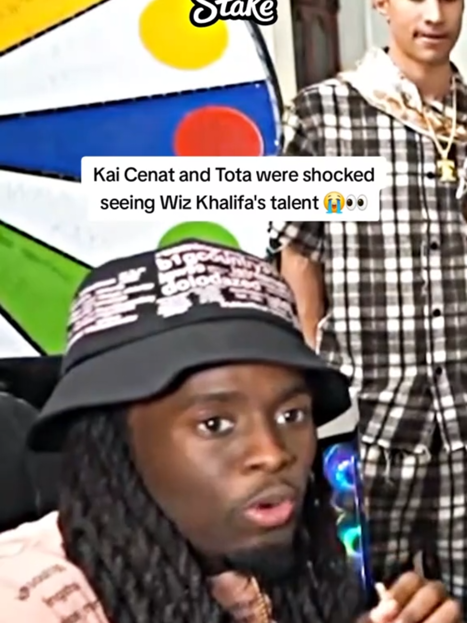 Kai Cenat and Tota were shocked seeing Wiz Khalifa's talent 😭👀 #kaicenat #tota #wizkhalifa #fyp 