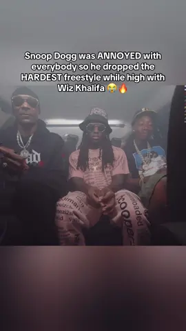 Snoop Dogg was ANNOYED with everybody so he dropped the HARDEST freestyle while high with Wiz Khalifa 😭🔥 #wizkhalifa #fyp #kaicenat #snoopdogg 