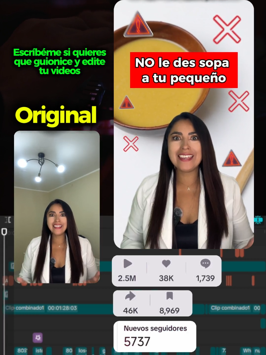 Como crear videos virales, viralizar videos, editar videos virales, crecer en seguidores #editing  #viralvideos  #contenidoviral  #ediciondevideo  #tiktokviral 