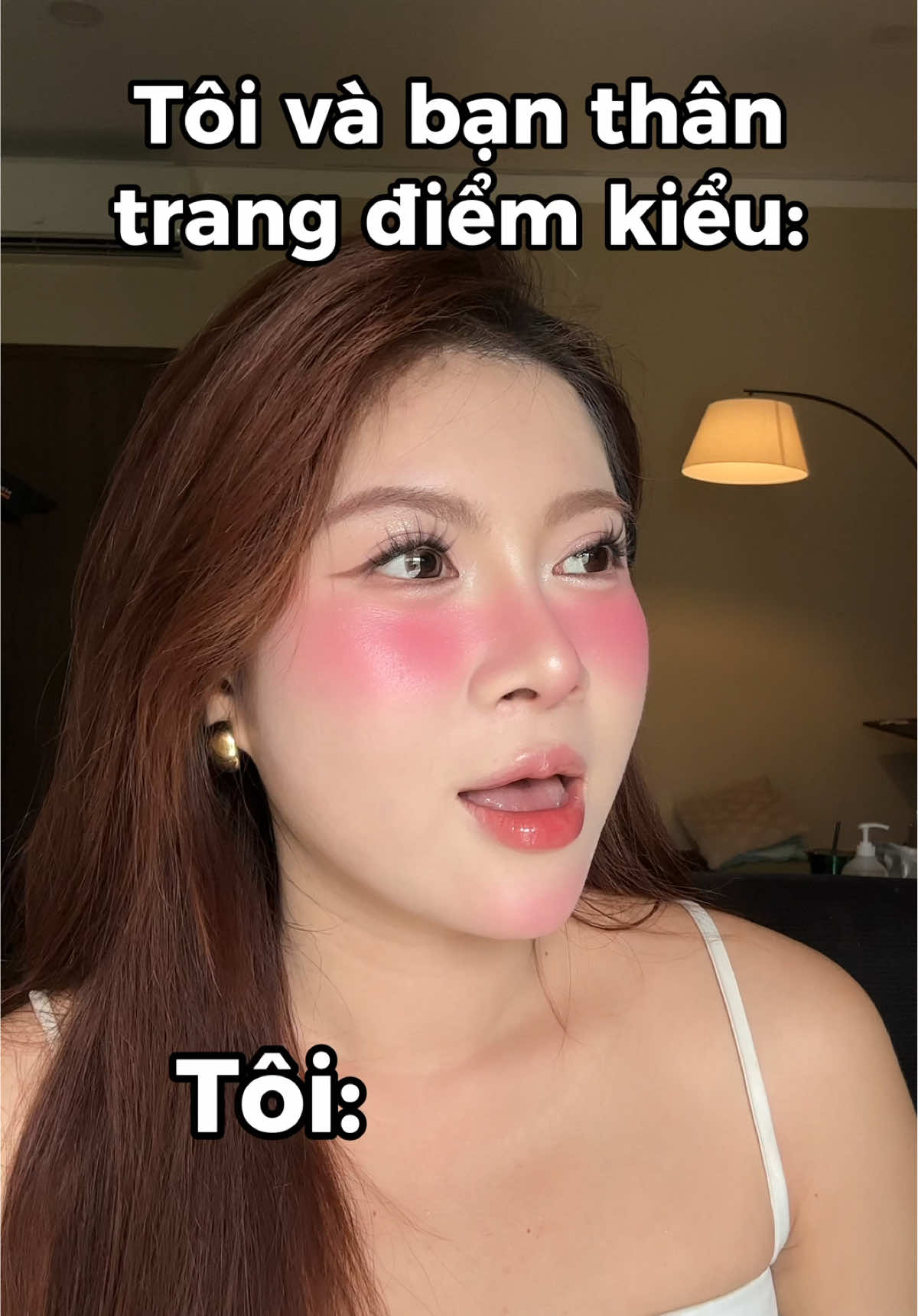 Khi tôi và bạn thân cùng trang điểm =)) #xh #makeup #flowerknows #lamdep #type 