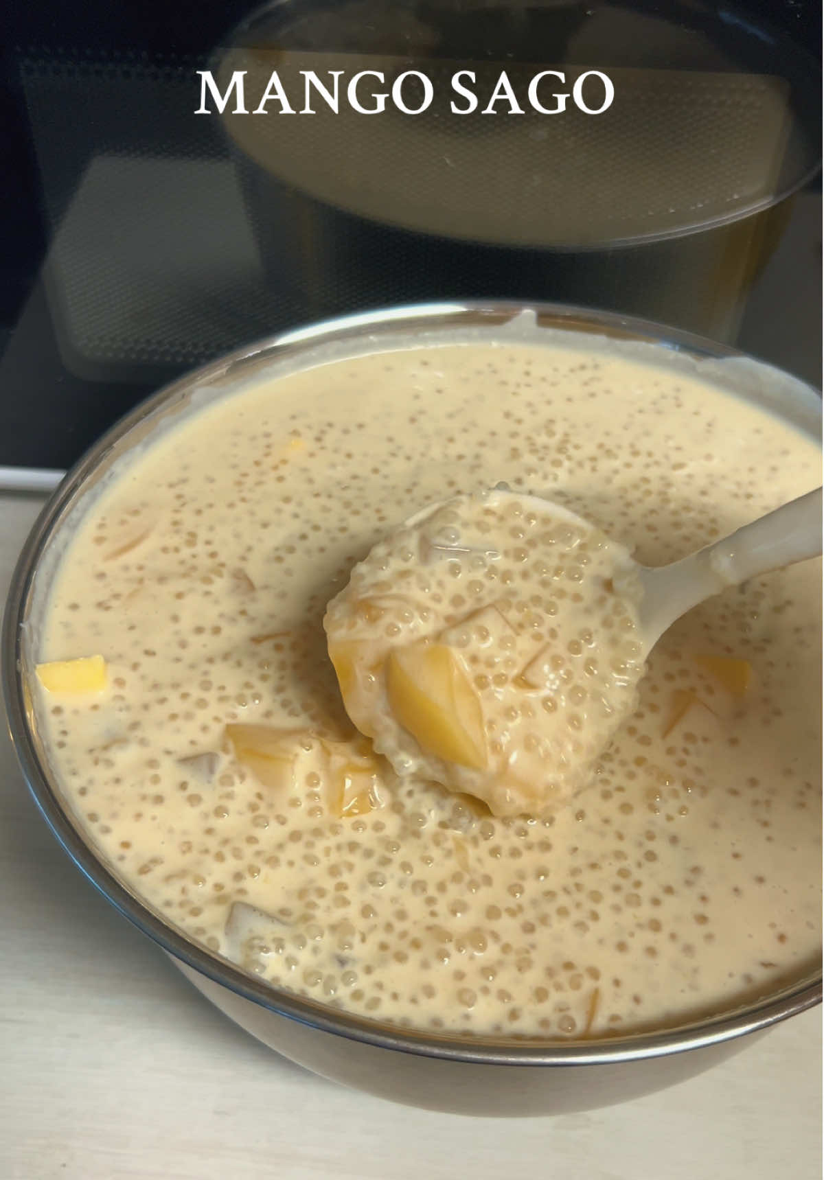 🥭#mangosago #sago #Recipe #summerdessert #FoodTok 