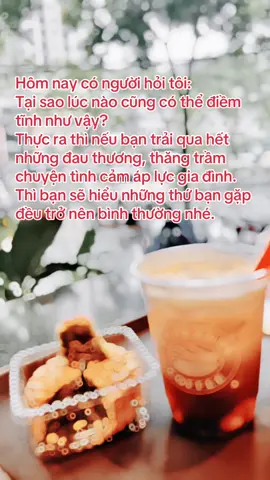 Hôm nay có người hỏi tôi: Tại sao lúc nào cũng có thể điềm tĩnh như vậy? Thực ra thì nếu bạn trải qua hết những đau thương, thăng trầm chuyện tình cảm áp lực gia đình. Thì bạn sẽ hiểu những thứ bạn gặp đều trở nên bình thường nhé. #namhaydi #story #stthaymoingay #foruyou #cuocsong 