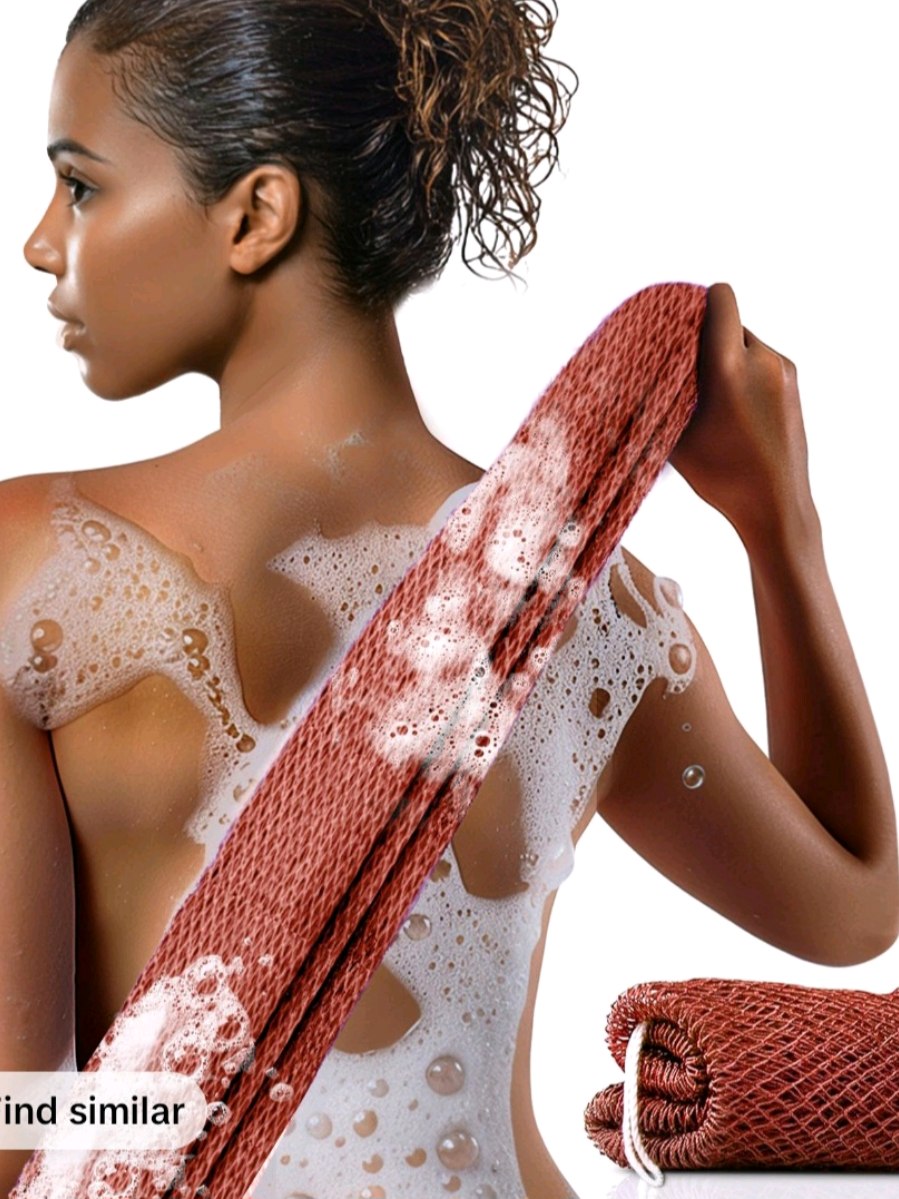 #tiktokshop #African Exfoliating Net Sponge, Stretch Exfoliating Mesh Sponge,African exfoliating netSponge, Ethically sourced real african,Shower Bath Accessories,Exfoliating Bath Wash Cloth