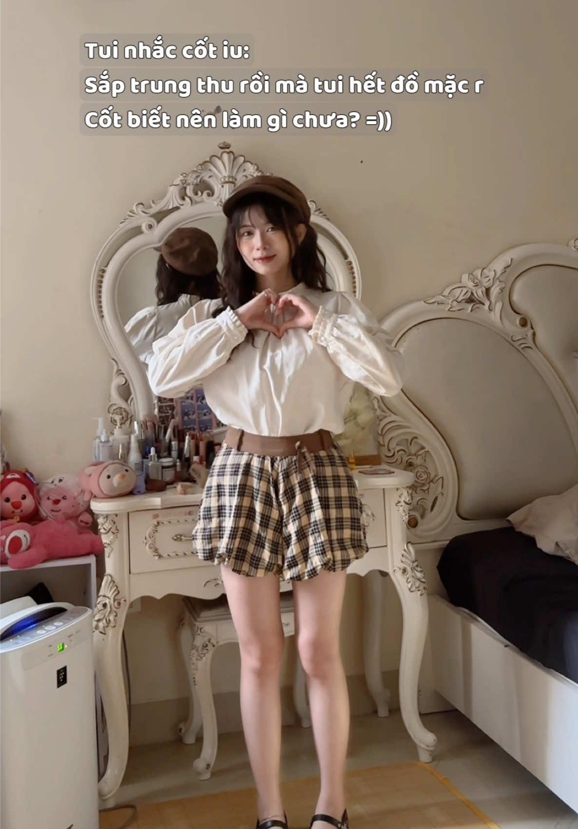 Cốt iu ơi mình thích váy mới #phoidoxinh #dailyoutfits #choibe #quatrungthu 