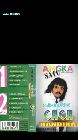 CACA HANDIKA - ANGKA SATU (1996) Song Writer : Caca Handika Music Arr. : Caca Handika Album : Angka Satu Th 1996 Prod. : Blackboard @Arie Arka II  @cachandika  @caca_handika_real  @GP Records  @adnya.bidari  #cacahandika #angkasatu #fyp #viral #viralvideo 