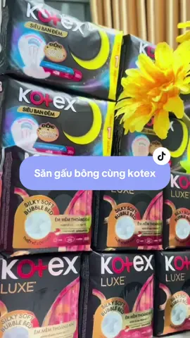 Săn gấu bông đậu đỏ cùng kotex#xuhuongtiktok #thinhhanh #bangvesinhkotex #kotex #bangvesinh 