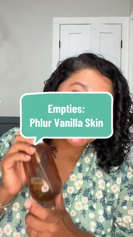 Another fragrance empty ✅ Phlur Vanilla Skin is the coziest creamy vanilla with a soft musk finish—and the compliments never stopped when I wore it. Used it every single day. Squeezing last drop until it is gone 🤍 #FragranceEmpties #vanillaskin #vanillagirl #phlurvanillaskin #vanillafragrance @Phlur Fragrances 