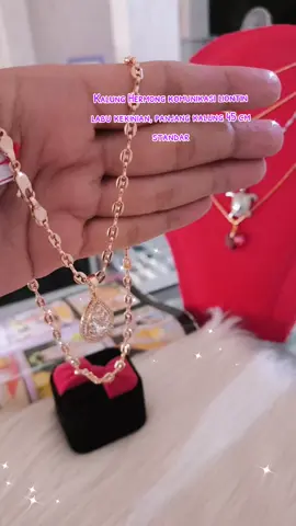 #KalungHermong kekinian kombinasi liontin labu#premium# #panjangKalung 45 cm standar# #Order wewong diprofil#