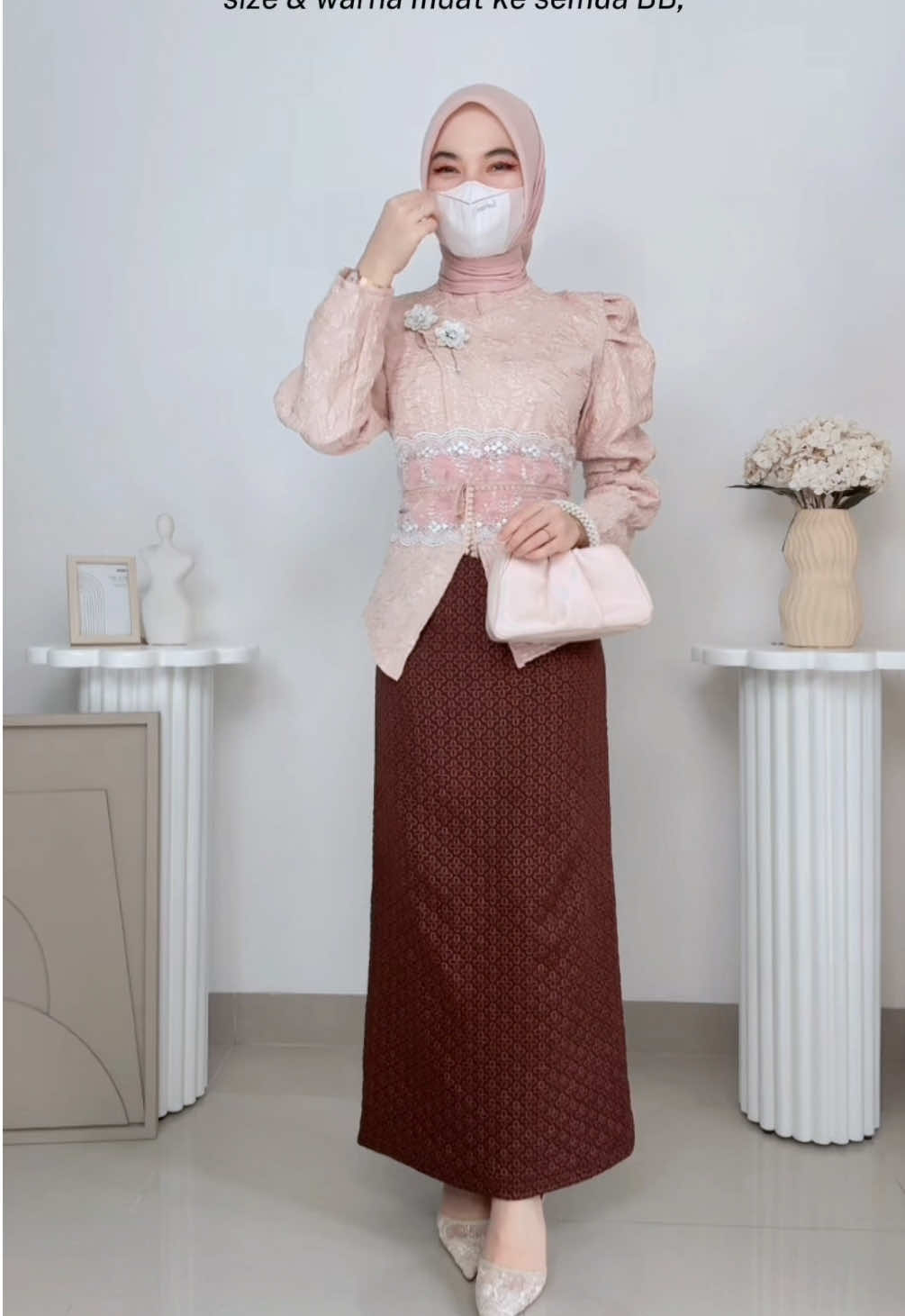 Kebaya janggan unik untuk kondangan, wisuda dan lamaran #fyp #ootdhijab #kebayajanggan