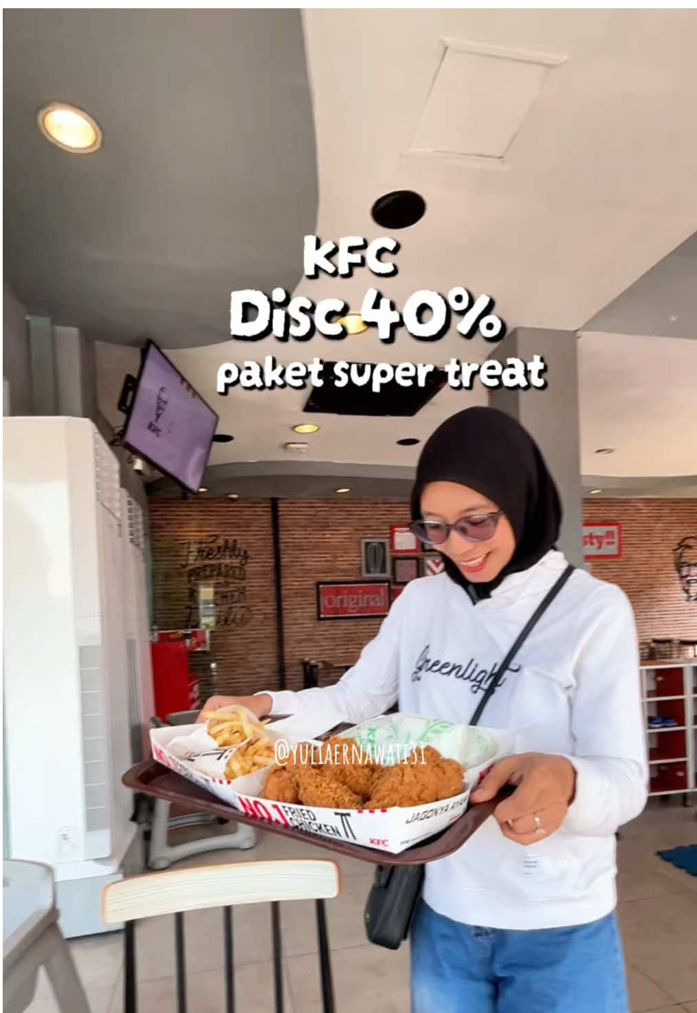 Paket KFC super treat diskon 40% Caranya: -klik lokasi KFC yang warna hijau di video ini -lalu muncul voucher KFC -pilih voucher nya -klik beli dan selesaikan pembayaran  -cek voucher di tab pesanan -lalu tunjukkan QR code ke kasir di outlet KFC *Voucher berlaku di outlet tertentu, kuota voucher terbatas* #septemberkulinerceria #promomakangajian  #paydaypartywithmeago #gmvuplift #meago 