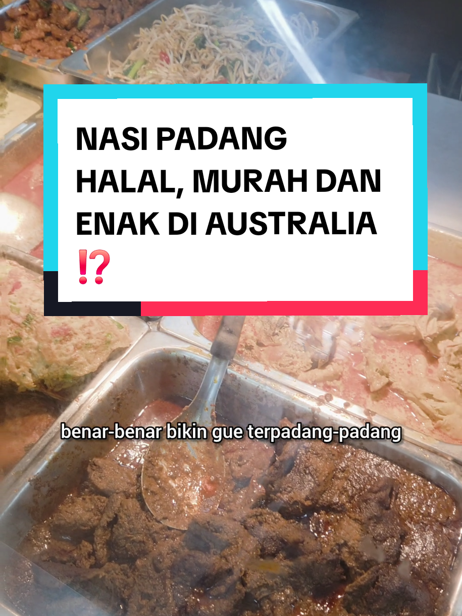 MAKAN NASI PADANG INDONESIA HALAL MURAH DAN ENAK DI AUSTRALIA ⁉️  #Foodie #sydneyfood #makanindonesia #nasipadang #fyp 