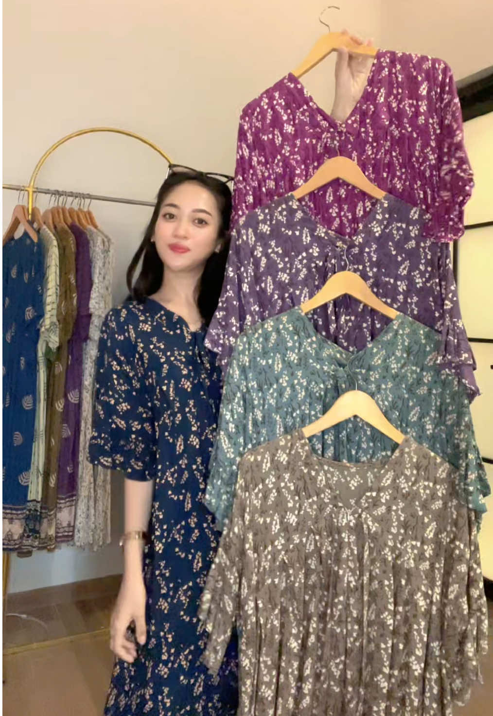 Daster aura banting harga nihh, yg mau join live jam 14.00 yaa☺️ #daster #dasterviral #dasterkekinian #dastermurah #dasterrayon 