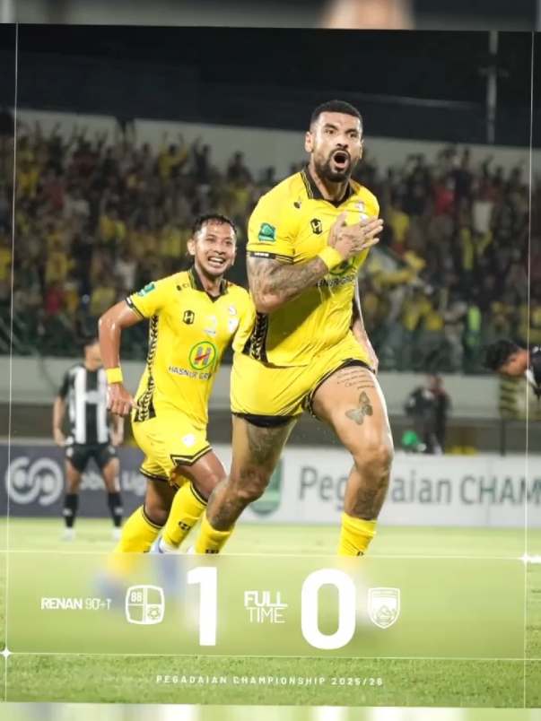 First Match And First Win!!🟡🔥🤩 #kendaltornadofc #liga2indonesia #pegadaianchamphionship #stadiondemanglehman #wajasampaikaputing #baritoputera #prideofbanua #laskarantasari #4upage #4u #bismillahfyp #masukberanda #fyp #renanalves 