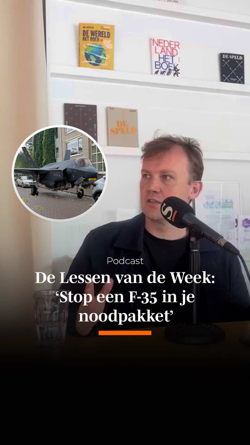 Les: ‘Stop een F-35 in je noodpakket’. Beluister de hele podcast in jouw favoriete app.  #despeld #podcast #f35 #foryou #fy