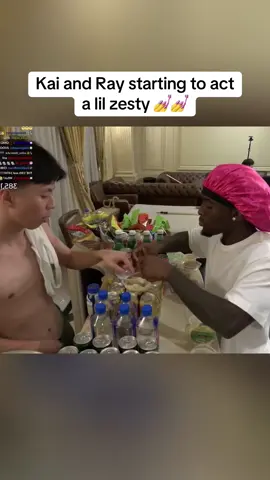 Kai and Ray starting to act a lil zesty 💅💅#kaicenat #mafiathon #stream 