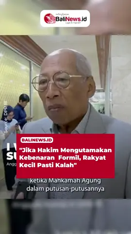 Fit and Proper Test untuk Calon Hakim Agung dan Calon Hakim Ad Hoc Mahkamah Agung kembali digelar di Komisi III DPR RI. Sejumlah calon telah memaparkan visi dan misi mereka, menunjukkan komitmen dan pandangan terkait peran penting Mahkamah Agung dalam menegakkan hukum di Indonesia. Dalam kesempatan itu, Anggota Komisi III DPR RI, I Wayan Sudirta, menegaskan bahwa hakim yang terpilih harus mampu menjadi corong keadilan bagi rakyat. Ia menekankan, tugas hakim bukan sekadar berpegang pada Undang-Undang atau bukti formal semata, melainkan memastikan keadilan benar-benar dirasakan masyarakat. Selengkapnya di www.balinews.id