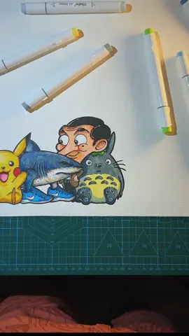 Totoro 🍃 Who’s next !? #totoro #studioghibli #ghibli #animefyp #drawings 