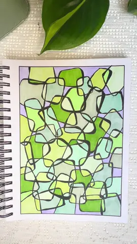 Micron fineliner and Ohuhu Honolulu Alcohol Markers. #foryou #doodle #zentangle #drawing #tutorial 