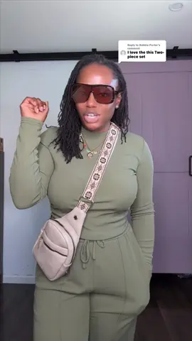 Replying to @Robbie Porter Obsessed with this 2-Piece Ribbed Long Sleeve Lounge Set @btfbm_us #theelboogy #loungeset #2pieceset #falloutfits #fallfashion 