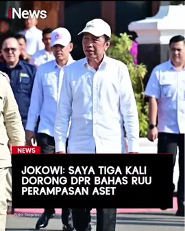 Rezim terkorup dan tukang ngibul mana mungkin akan mendorong DPR untuk mengesahkan Rancangan Undang Undang (RUU) terkait perampasan aset para koruptor. faktanya rezim Joko Widodo berkolaborasi dengan DPR mengkebiri independensi serta kewenangan Komisi Pemberantasan Korupsi (KPK) yg dulu paling ditakuti oleh para koruptor kakap. sehingga lembaga anti rasuah tersebut kini masuk dalam rumpun eksekutif berada dibawah ketiak pemerintah. jadi berhentilah omong kosong memainkan pencitraan murahan, karena rakyat indonesia tdk semua nya bodoh. sepuluh tahun anda menjabat Presiden bukan waktu yg singkat kenapa tdk anda lakukan sewaktu masih menjabat Presiden? toh UU IKN bisa secepat kilat dibahas oleh DPR sejak Surat Presiden (Supres) dikirim ke DPR pada tanggal 29 September 2021 melalui Menteri Sekretaris Negara Pratikno dan Kepala Bappenas Manoarfa, tdk sampai 4 bulan sudah langsung disahkan oleh DPR. begitu juga dengan UU Omnibus Law Cipta Kerja, tdk sampai 6 bulan bisa disahkan DPR bersama pemerintah karena UU Sapujagat tersebut menguntungkan kelompok oligarki hitam. tdk salah OCCRP menobatkan Joko Widodo sebagai pemimpin terkorup dunia, kenyataan nya memang begitu dan fakta terjadi korupsi berjamaah besar besaran dalam pemerintahan Joko Widodo, mulai dari korupsi ratusan miliar, ratusan triliun hingga hampir menyentuh ribuan triliun.