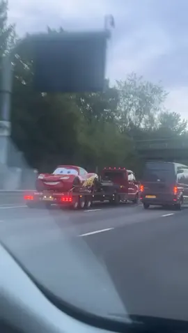 Starstruck on the M6 yesterday #lightning #kachow #mcqueen #movie 