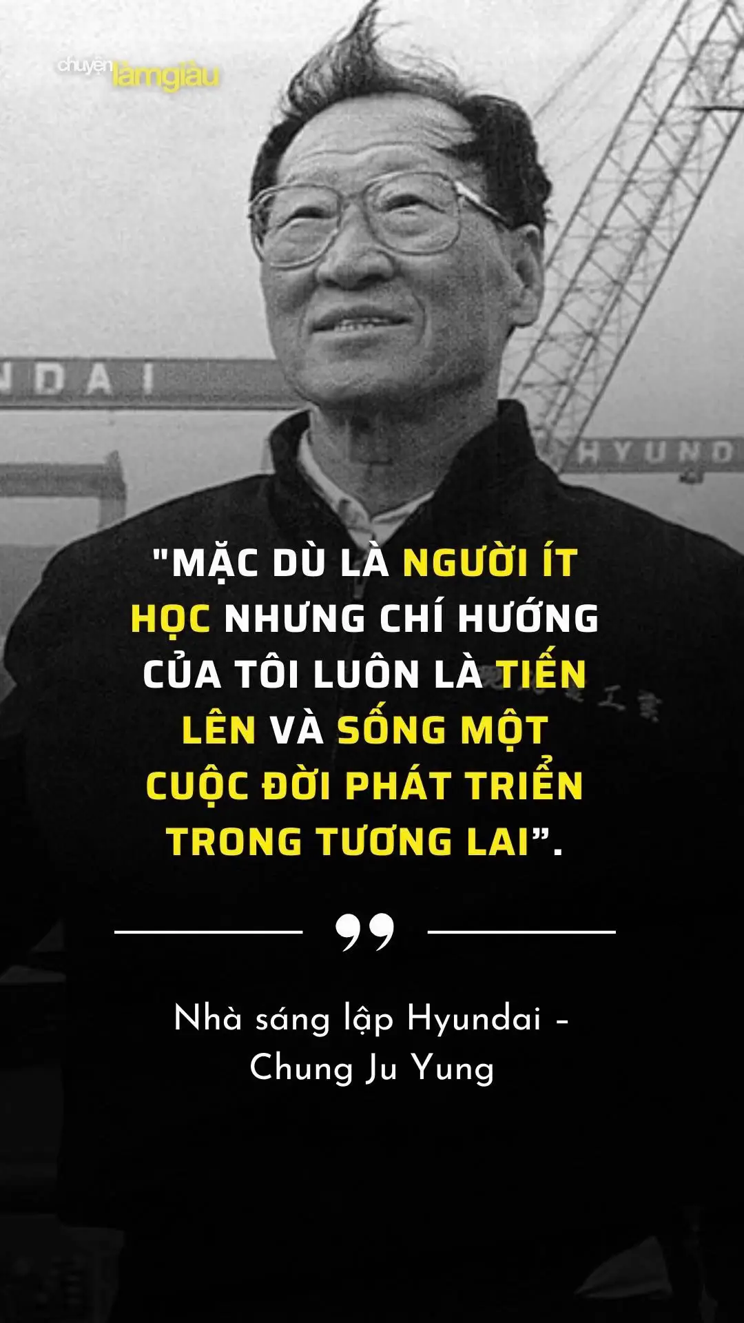 Con người có số phận nhưng không có thất bại. Không bao giờ là thất bại, tất cả chỉ là thử thách! #chuyenlamgiau #chungjuyung