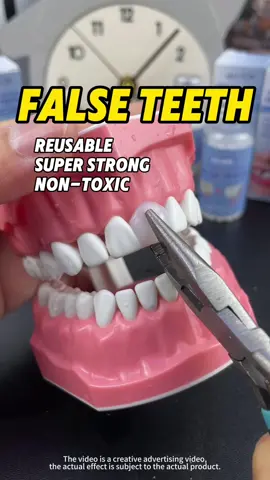 You can supplement your teeth by yourself! That's great!#foryou #missingteeth #Falseteeth #teeth #fyp #Fillteeth #usa_tiktok #usa🇺🇸 