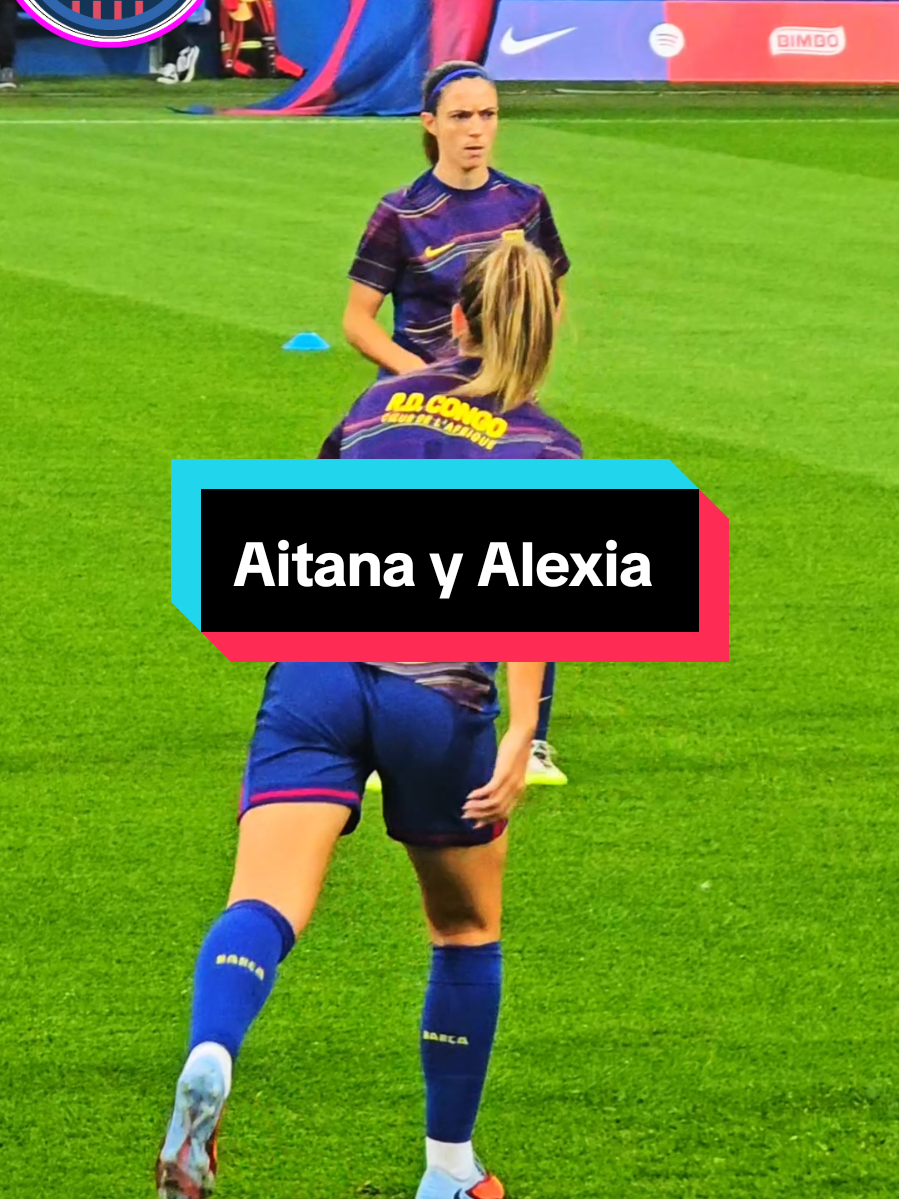 Concentración antes del partido de dos Balones de Oro, Aitana Bonmatí y Alexia Putellas 💙❤️⚽️ #fcb #barça #fcbarcelona #futbolfemenino #fcbfemeni 